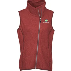 Cutter & Buck Sweater Knit Asymmetrical Fleece Vest - Ladies'