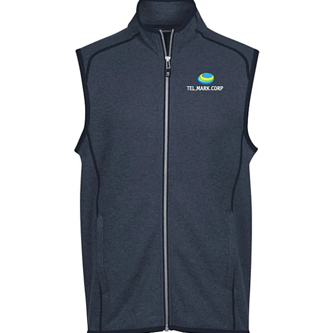 Cutter & Buck Sweater Knit Fleece Vest - Men's