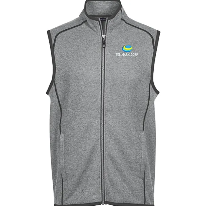 Cutter & Buck Sweater Knit Fleece Vest - Men's