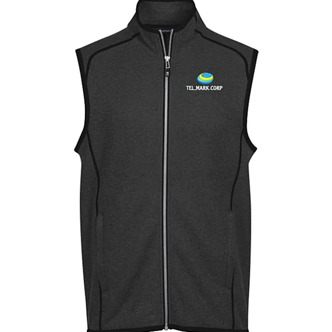 Cutter & Buck Sweater Knit Fleece Vest - Men's