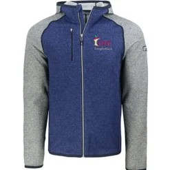 Cutter & Buck Sweater Knit Hooded Fleece Jacket - Men's
