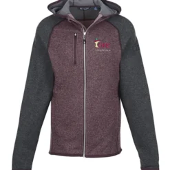 Cutter & Buck Sweater Knit Hooded Fleece Jacket - Men's