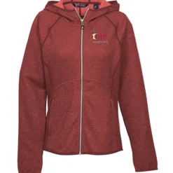 Cutter & Buck Sweater Knit Hooded Fleece Jacket - Ladies'