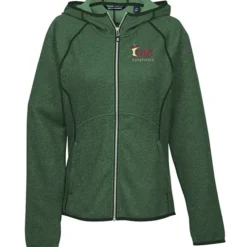 Cutter & Buck Sweater Knit Hooded Fleece Jacket - Ladies'