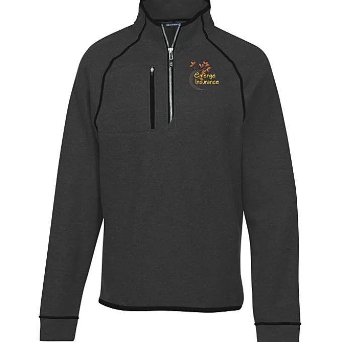 Cutter & Buck Sweater Knit 1/2-Zip Fleece Pullover - Men's