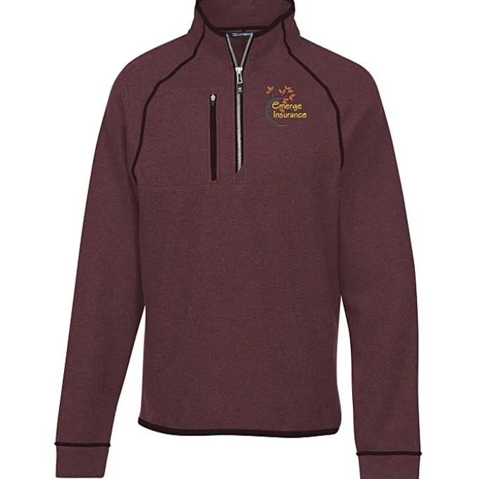 Cutter & Buck Sweater Knit 1/2-Zip Fleece Pullover - Men's
