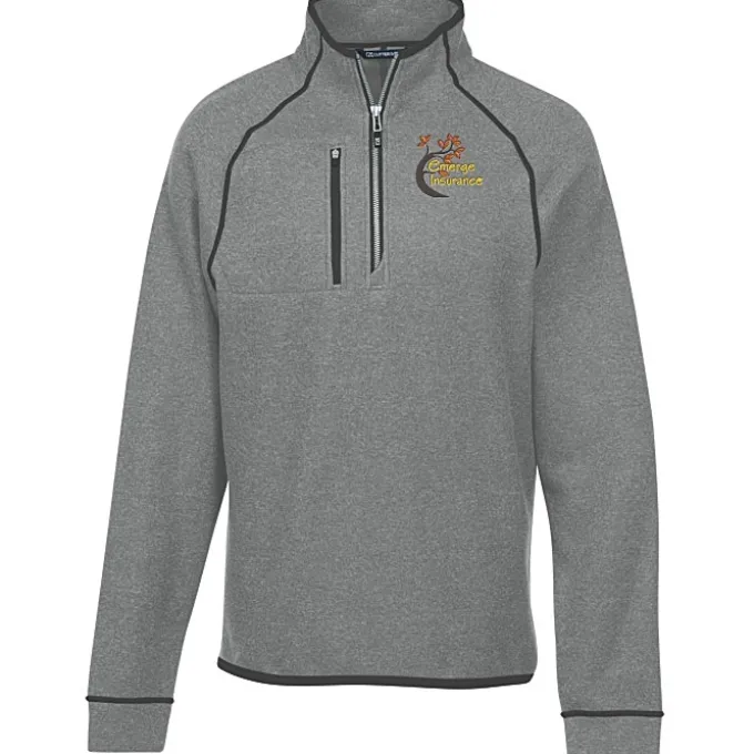 Cutter & Buck Sweater Knit 1/2-Zip Fleece Pullover - Men's