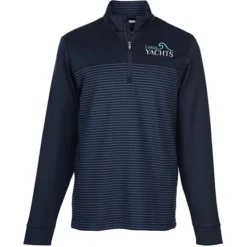 Cutter & Buck Traverse Stripe 1/2-Zip Pullover - Men's