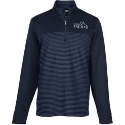 Cutter & Buck Traverse Stripe 1/2-Zip Pullover - Men's