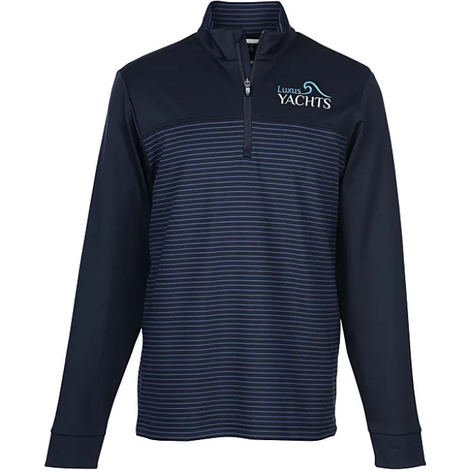 Cutter & Buck Traverse Stripe 1/2-Zip Pullover - Men's