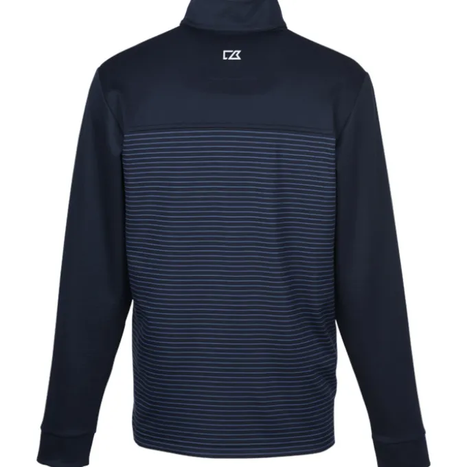 Cutter & Buck Traverse Stripe 1/2-Zip Pullover - Men's