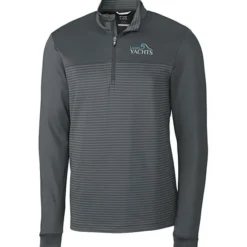 Cutter & Buck Traverse Stripe 1/2-Zip Pullover - Men's