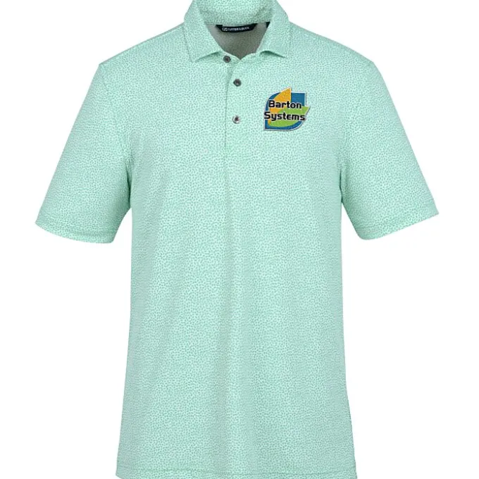 Cutter & Buck Virtue Pique Botanical Print Polo