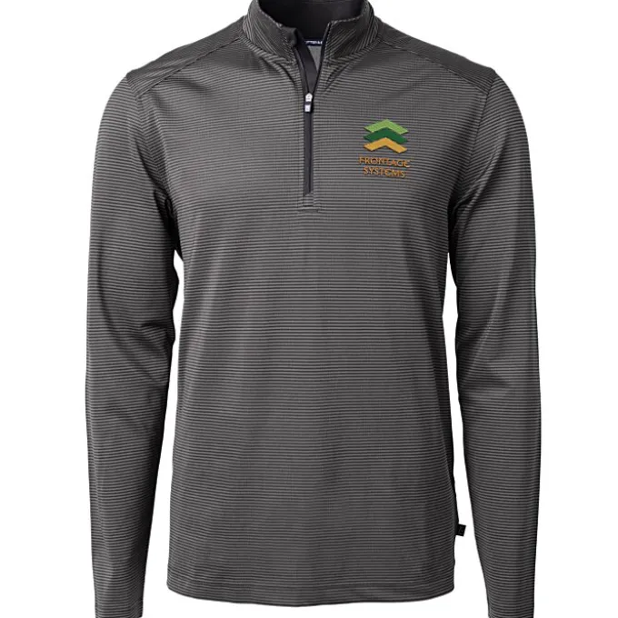 Cutter & Buck Virtue Pique Micro Stripe 1/4-Zip Pullover