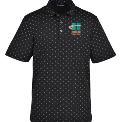 Cutter & Buck Virtue Pique Tile Print Polo