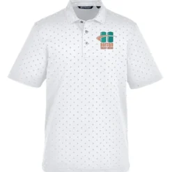 Cutter & Buck Virtue Pique Tile Print Polo