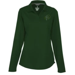 Dade Textured Performance LS Polo - Ladies'