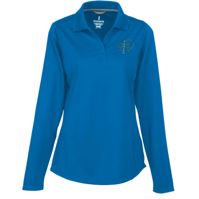 Dade Textured Performance LS Polo - Ladies'