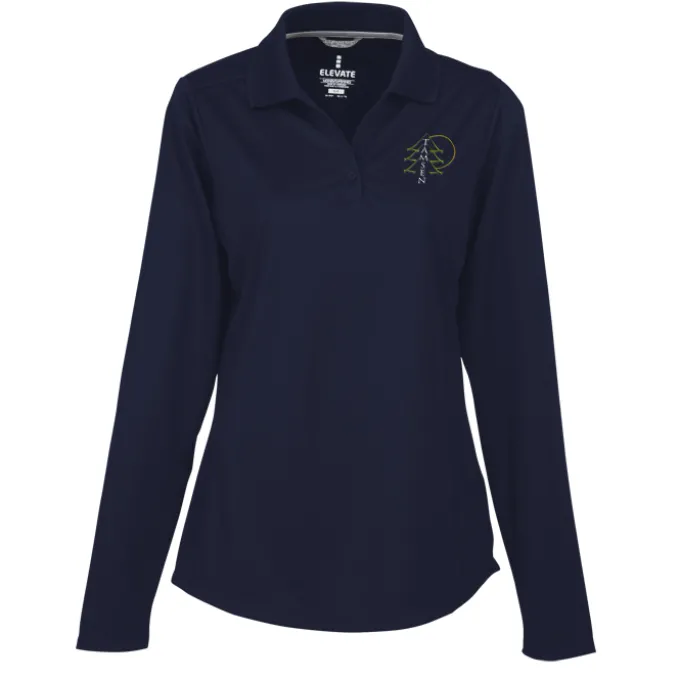 Dade Textured Performance LS Polo - Ladies' - 24 hr