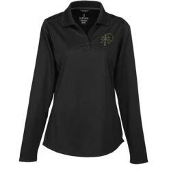 Dade Textured Performance LS Polo - Ladies' - 24 hr