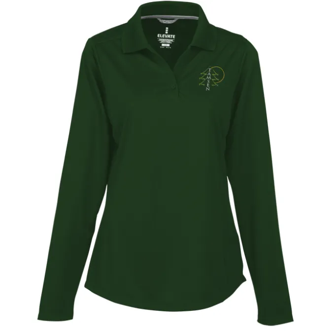 Dade Textured Performance LS Polo - Ladies' - 24 hr