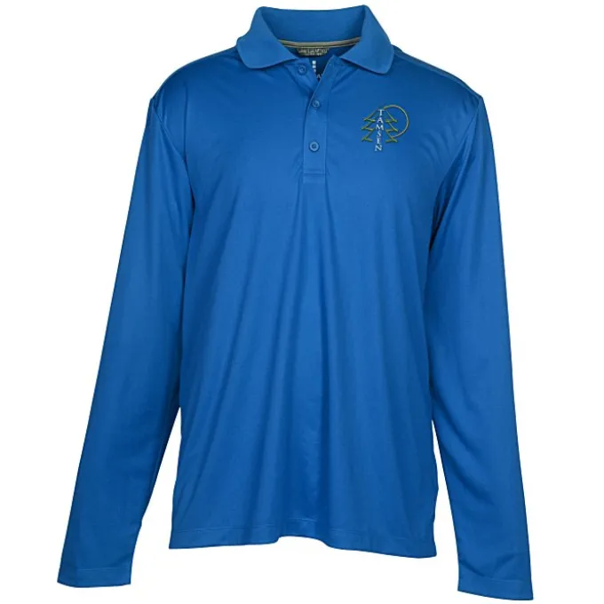 Dade Textured Performance LS Polo - Men's - 24 hr
