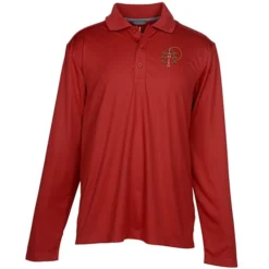 Dade Textured Performance LS Polo - Men's