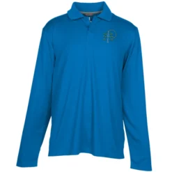 Dade Textured Performance LS Polo - Men's