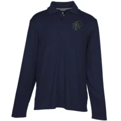 Dade Textured Performance LS Polo - Men's