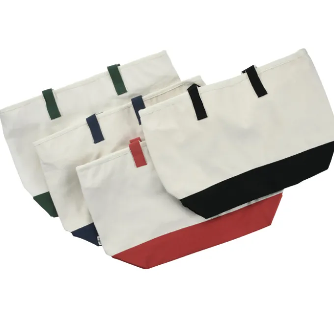 Danbury Zippered Tote - Embroidered
