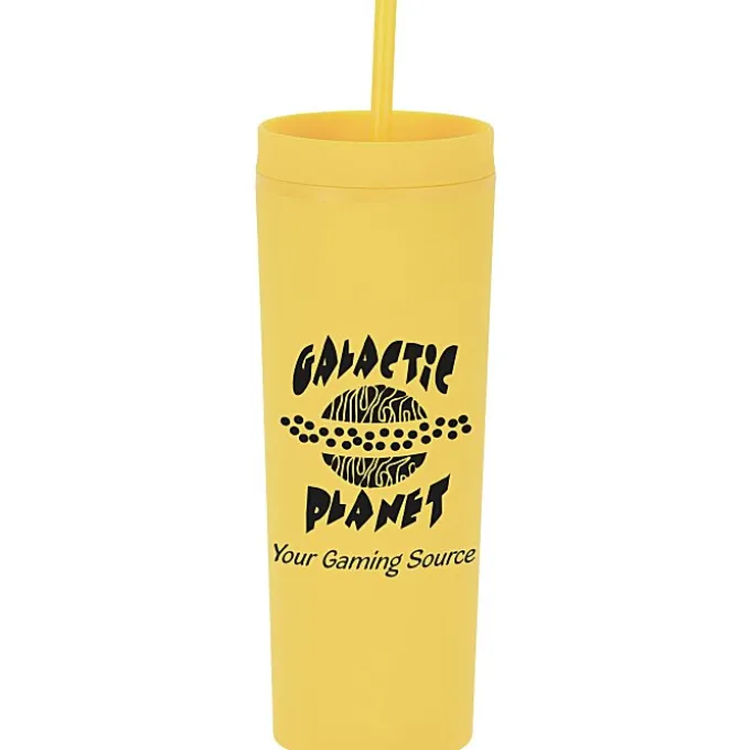 Dash Soft-Touch Acrylic Tumbler with Straw - 17 oz