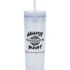 Dash Soft-Touch Acrylic Tumbler with Straw - 17 oz - 24 hr