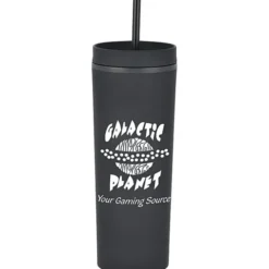 Dash Soft-Touch Acrylic Tumbler with Straw - 17 oz - 24 hr