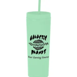 Dash Soft-Touch Acrylic Tumbler with Straw - 17 oz - 24 hr