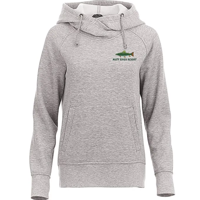 Dayton Cross Neck Hoodie - Ladies'
