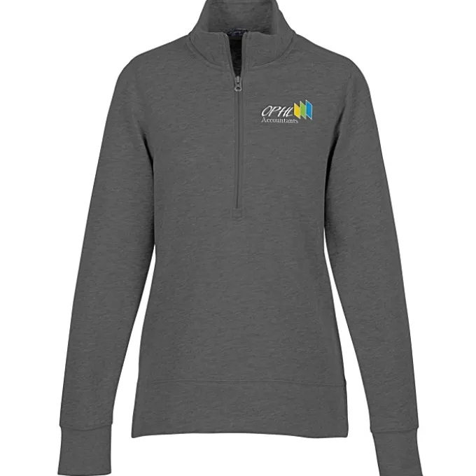 Dayton 1/2-Zip Pullover Sweatshirt - Ladies' - 24 hr
