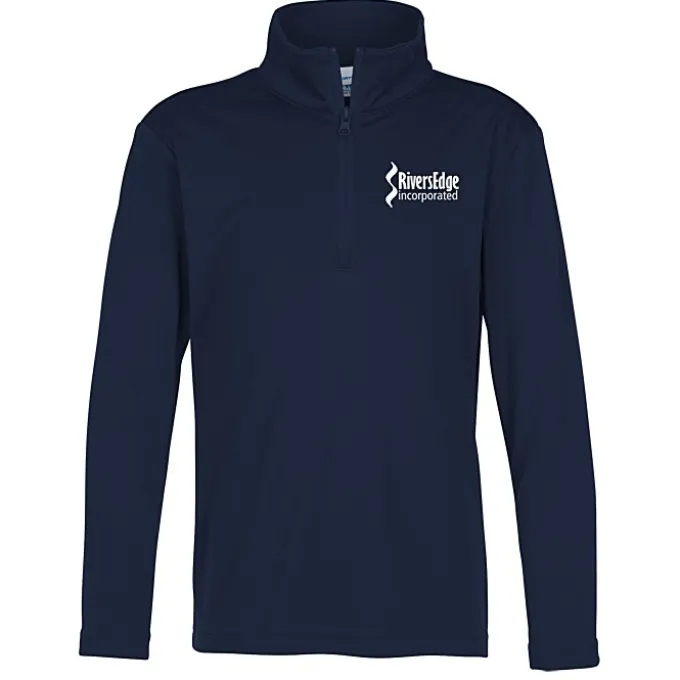 Defender Performance 1/4-Zip Pullover - Youth - Screen