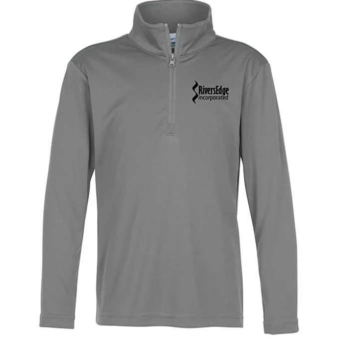 Defender Performance 1/4-Zip Pullover - Youth - Screen