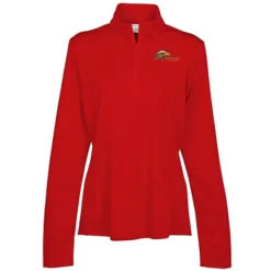 Defender Performance 1/4-Zip Pullover - Ladies' - Embroidered - 24 hr