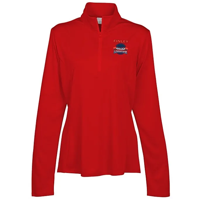 Defender Performance 1/4-Zip Pullover - Ladies' - Full Color