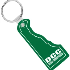Delaware Soft Keychain - Translucent