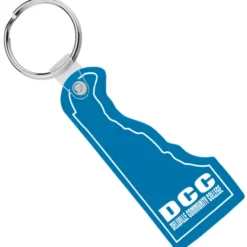 Delaware Soft Keychain - Translucent