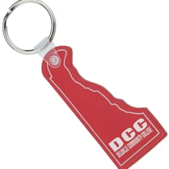 Delaware Soft Keychain - Translucent