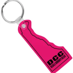 Delaware Soft Keychain - Translucent