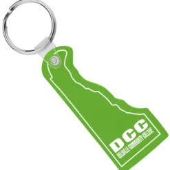 Delaware Soft Keychain - Translucent