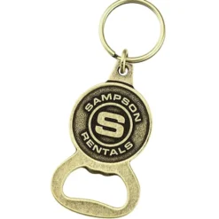 Delton Bottle Opener Keychain - Circle