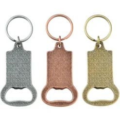 Delton Bottle Opener Keychain - Rectangle