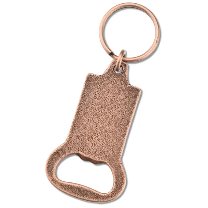 Delton Bottle Opener Keychain - Rectangle