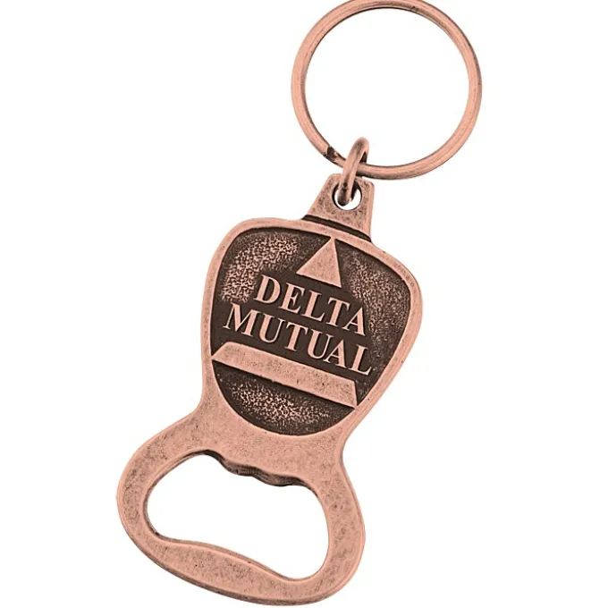 Delton Bottle Opener Keychain - Shield