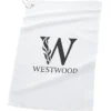 Deluxe Hemmed Golf Towel - White
